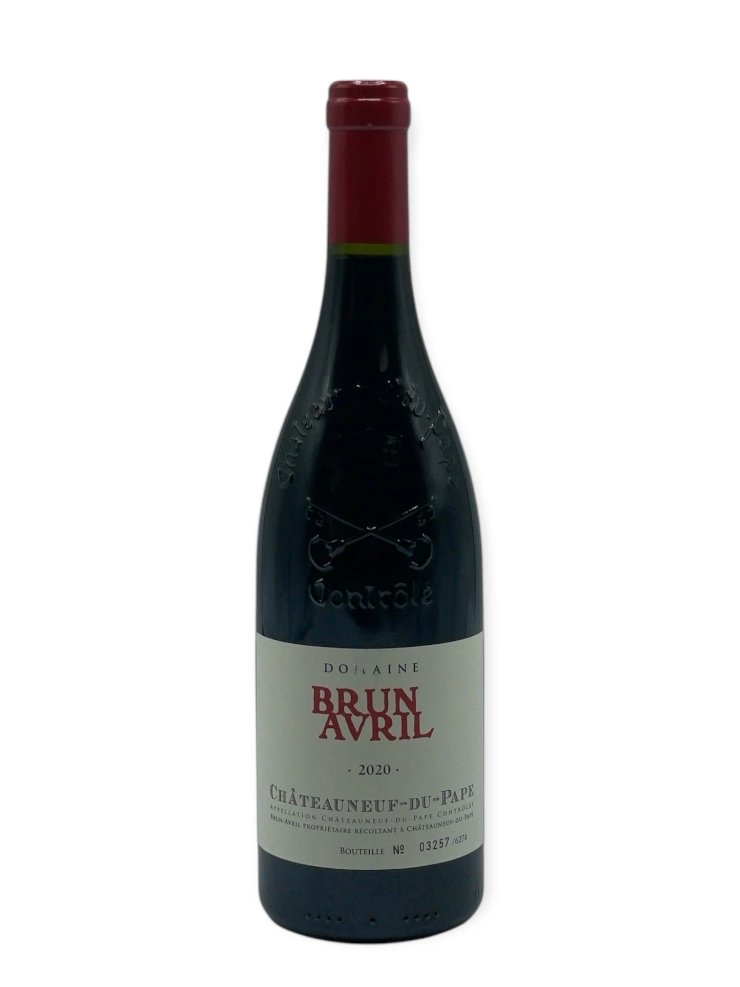 Aoc Chateauneuf Du Pape Brun Avril Rouge