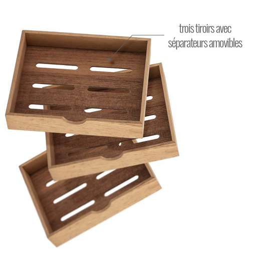 Armoire Cigare 3 Plateaux Medium (28670)