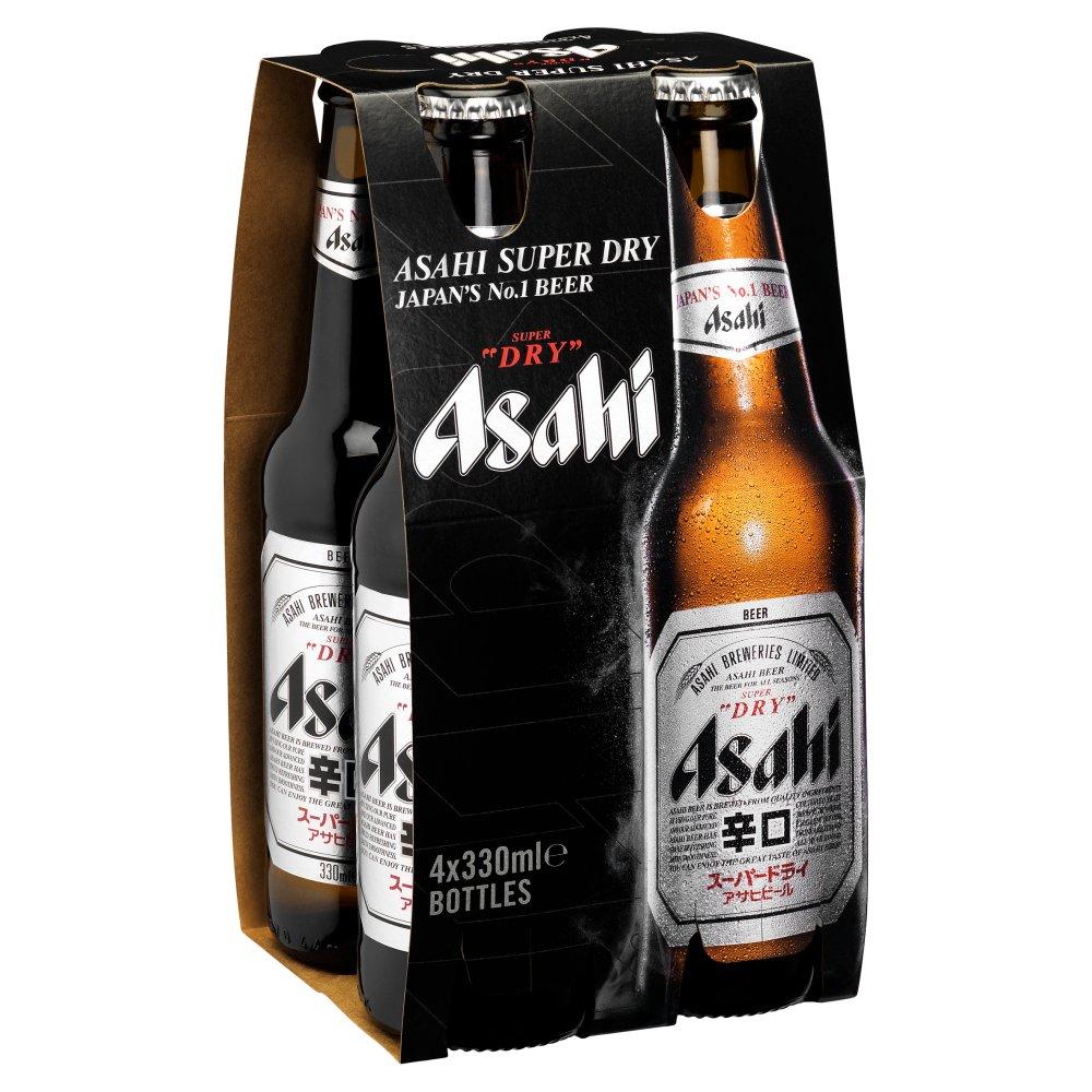 Beer Asahi Japan Wrap Chopine X4 33cl