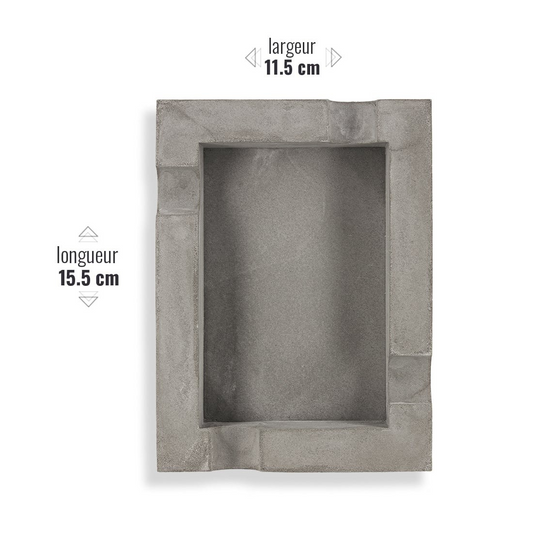 Cendrier Beton Gris (33193)