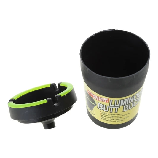 Cendrier Plastique Noir Anti Odeur