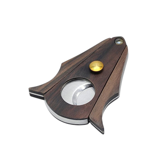 Coupe Cigare Bois/marron/metal Pousoir Dore