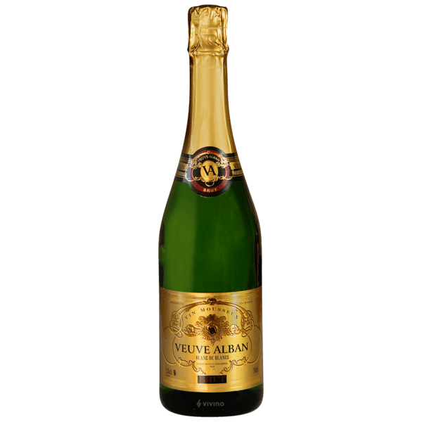 Veuve Alban Vins Mousseux Blancs De Blanc 75cl
