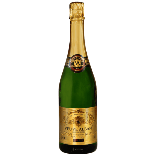 Veuve Alban Vins Mousseux Blancs De Blanc 75cl