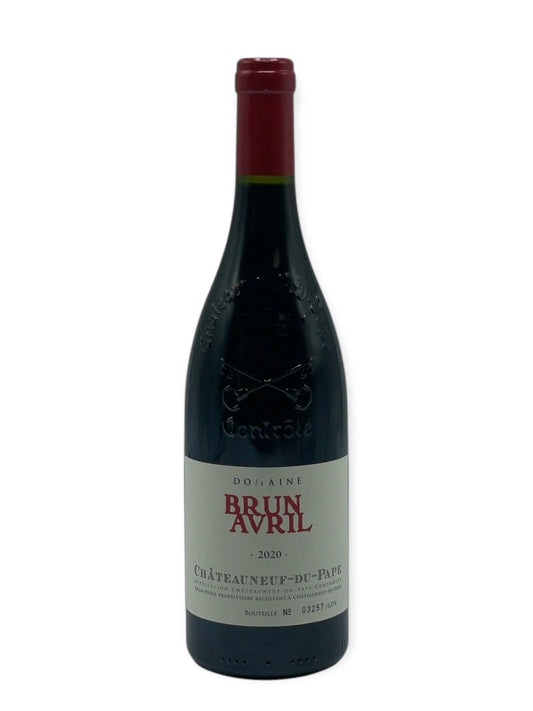 Aoc Chateauneuf Du Pape Brun Avril Rouge
