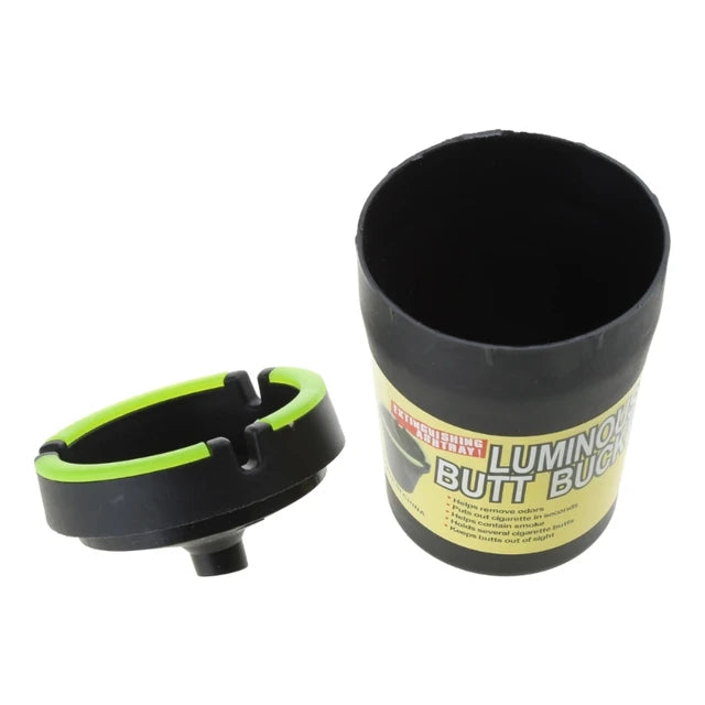 Cendrier Plastique Noir Anti Odeur