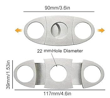 Coupe Cigare Chrome (8585/8583)