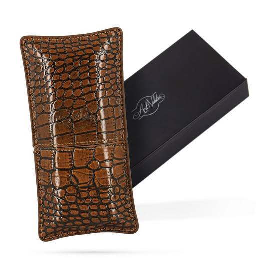 Etui A Cigare Double Art Et Volute Croco (32158/32156)