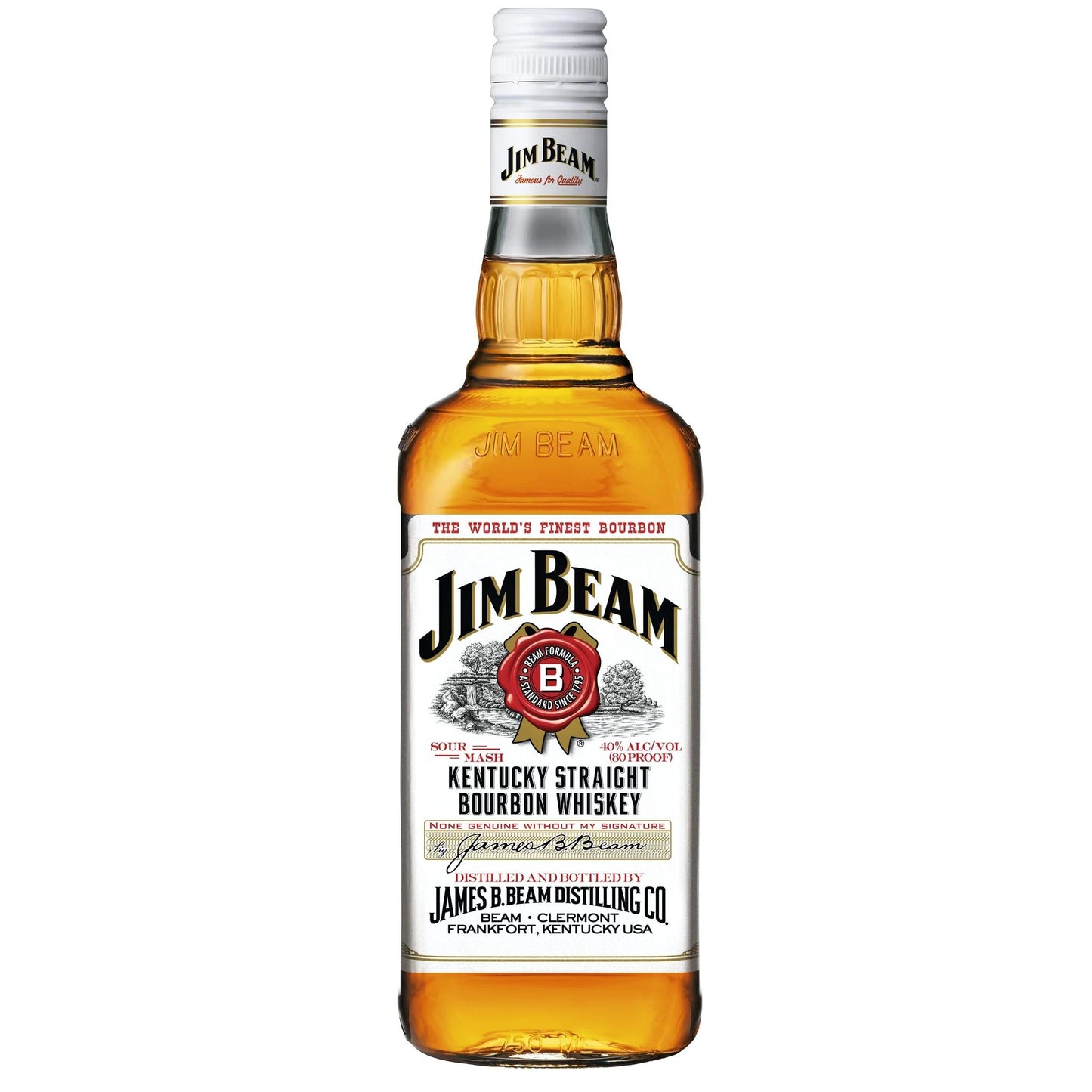 Jim Beam White Bourbon 40% 100cl