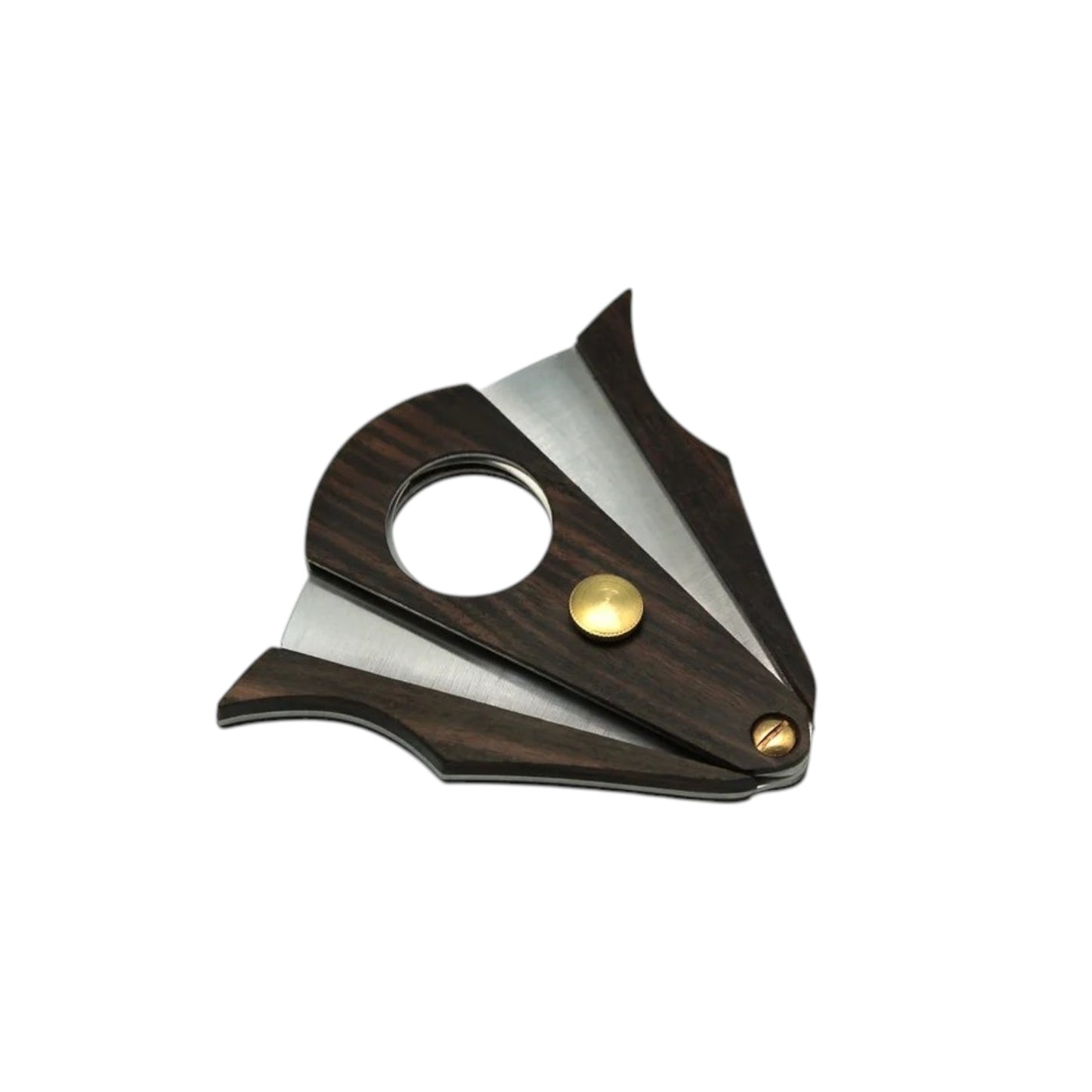 Coupe Cigare Bois/marron/metal Pousoir Dore